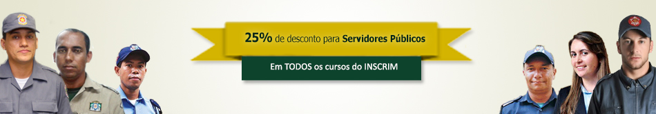 25% desconto para servidores publicos